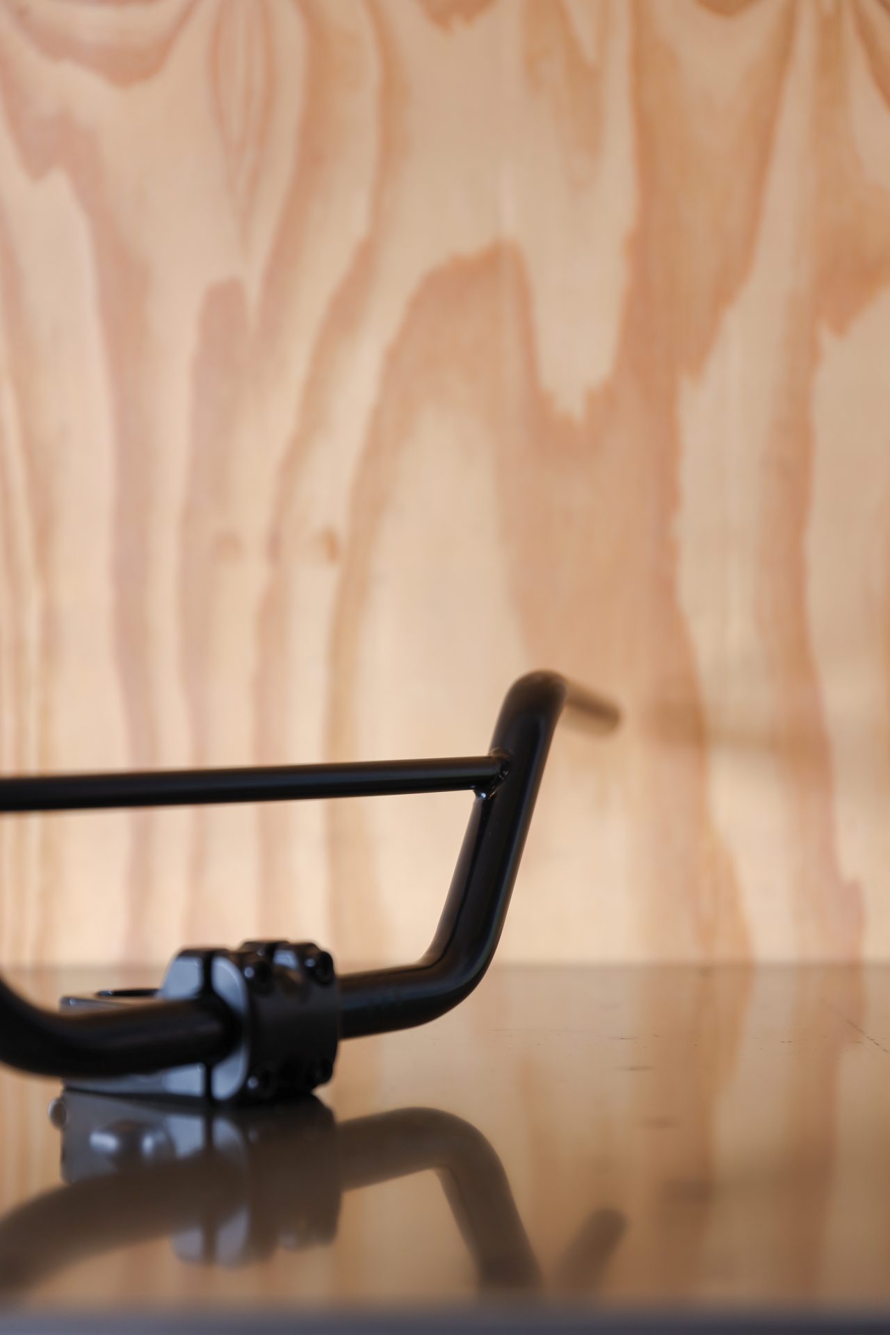 BMX stem 22.2 black frontload