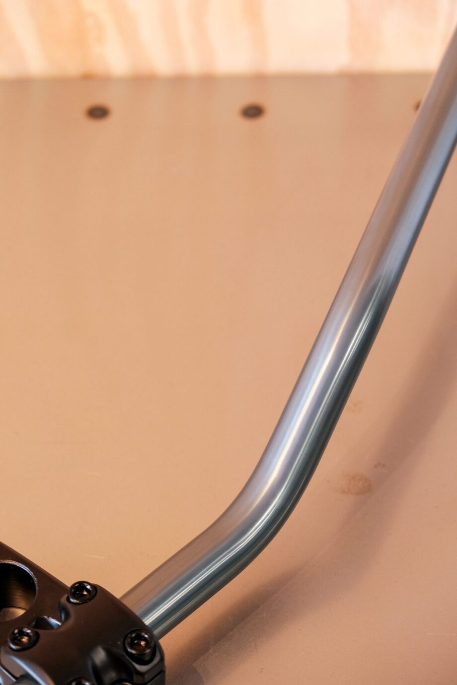 22.2 mm riser handlebars *titanium colored* — DISCONTINUED